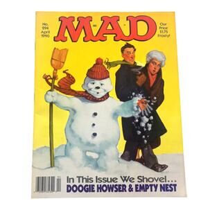 Mad Magazine April 1990 No 294 Vintage~90s TV Shows